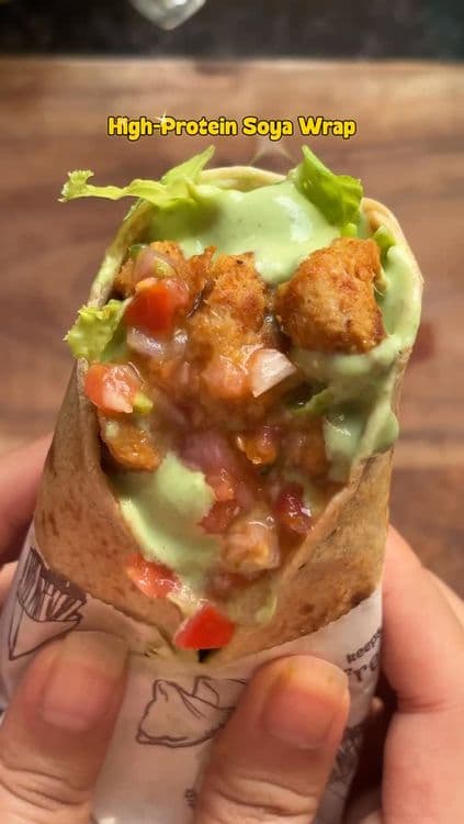 High Protein Soya Wrap recipe