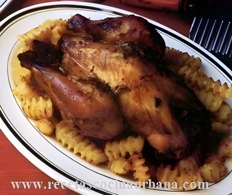 Pollo Asado al Caldero recipe