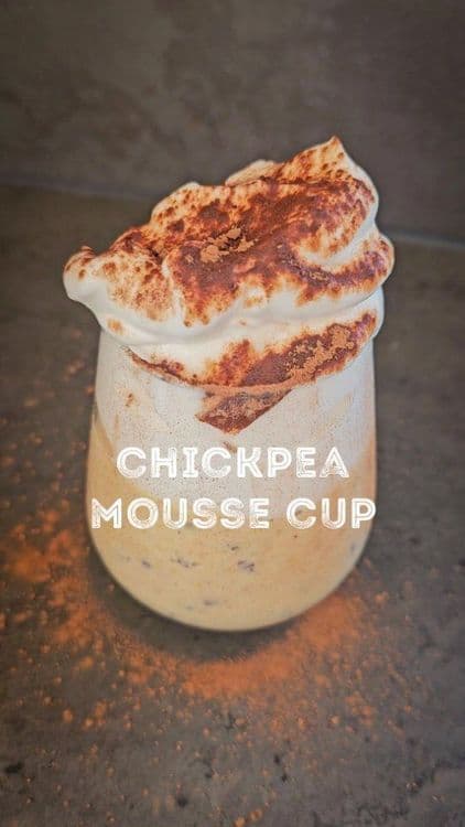 Protein-Packed Vegan Chocolate Chickpea Cup recipe