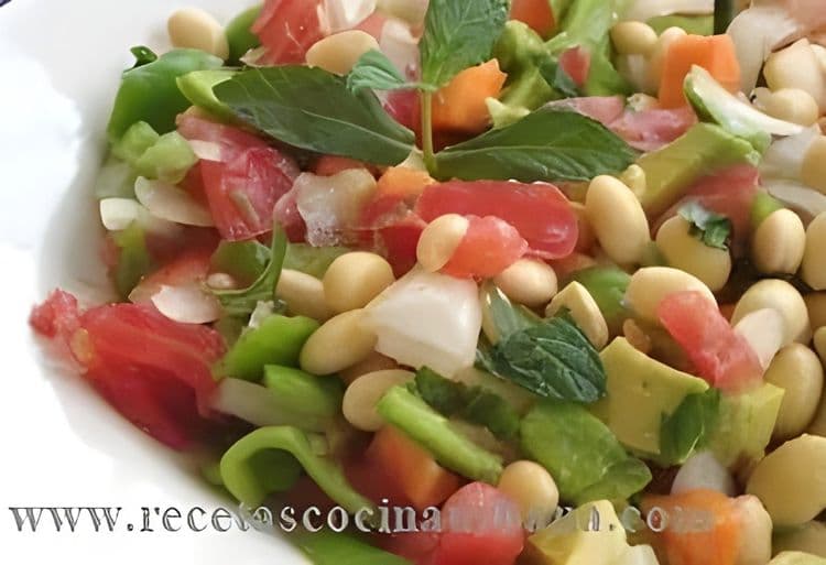 Fava Bean Salpicón recipe