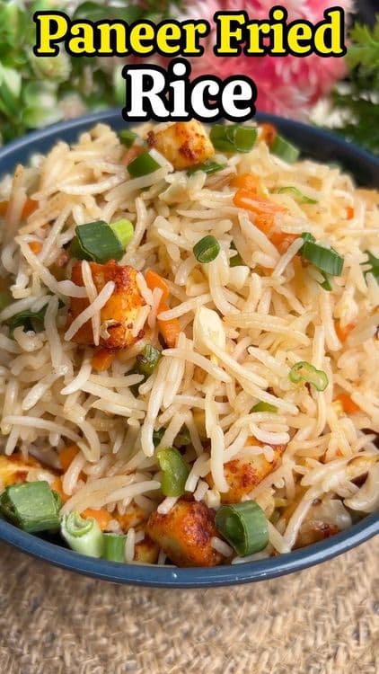 Paneer Fried Rice recipe