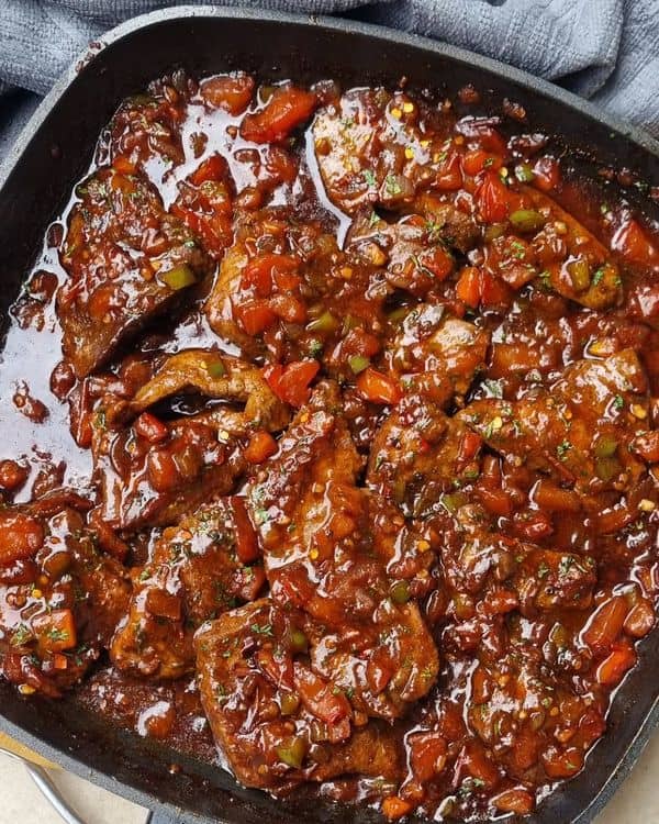 Ox Liver in Tomato Gravy recipe