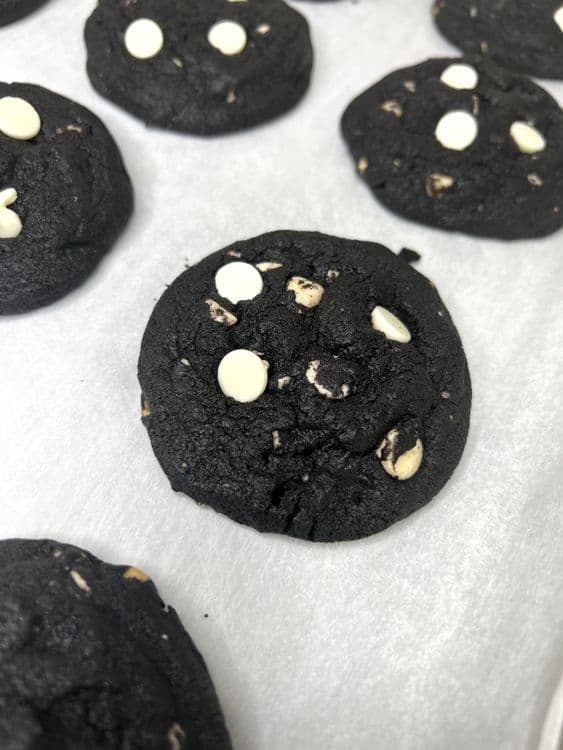 Reverse Chocolate Chip Halloween Cookies recipe