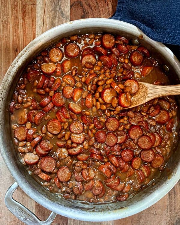 Quick Organic Beans and Sausage recipe