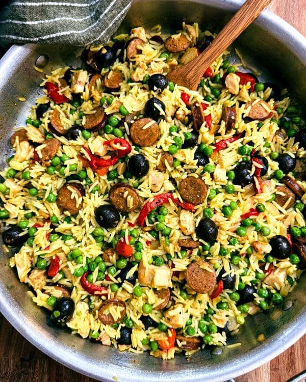Easy Weeknight Paella recipe