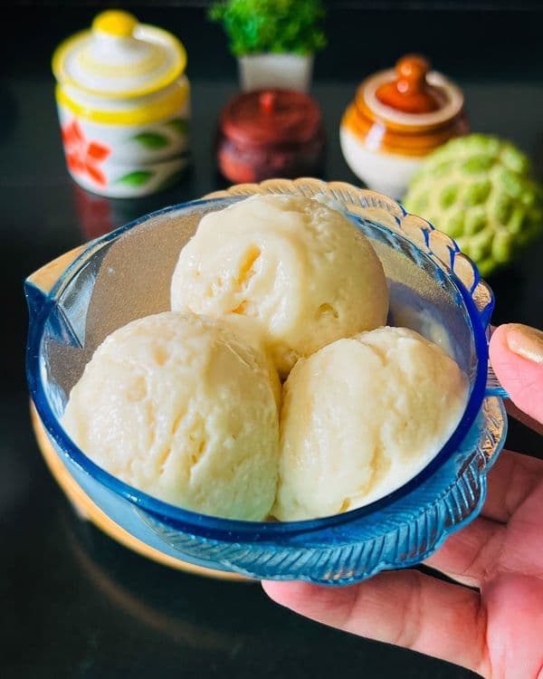 Custard Apple Malai Ice Cream recipe
