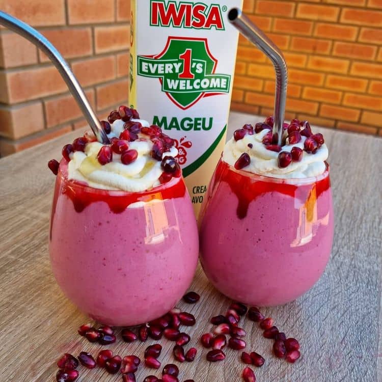 Strawberry Mageu Milkshake recipe