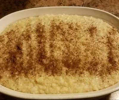 Portuguese Creamy Rice Pudding recipe