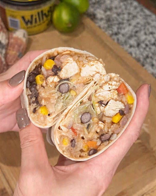 Southwest Style Chicken Wraps recipe
