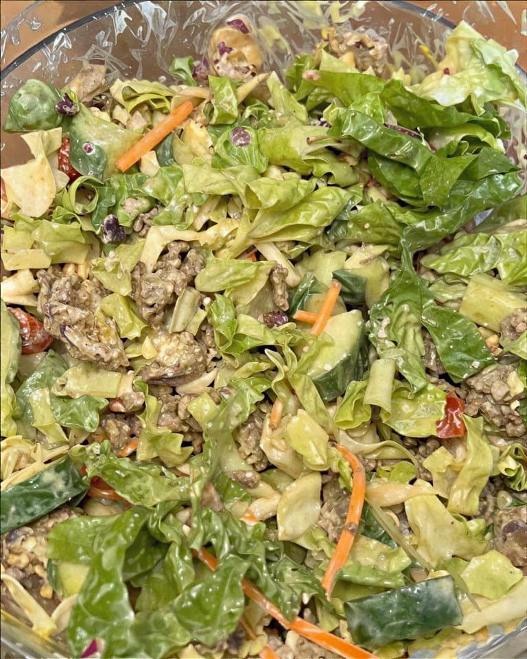 Loaded Beef Salad Bowl recipe