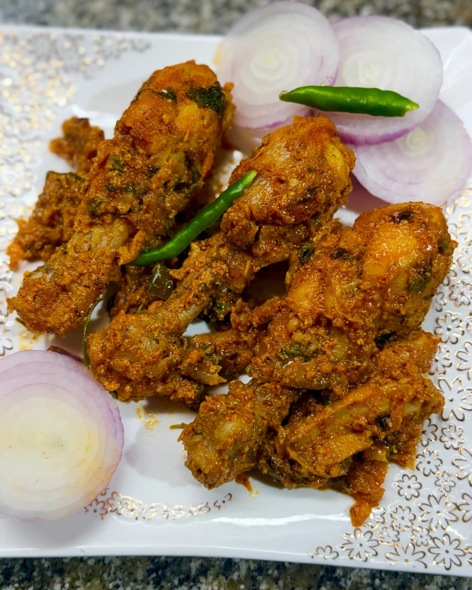 Desi Ghee Chicken Tangdi (Easy Pan-Roasted Drumsticks) recipe