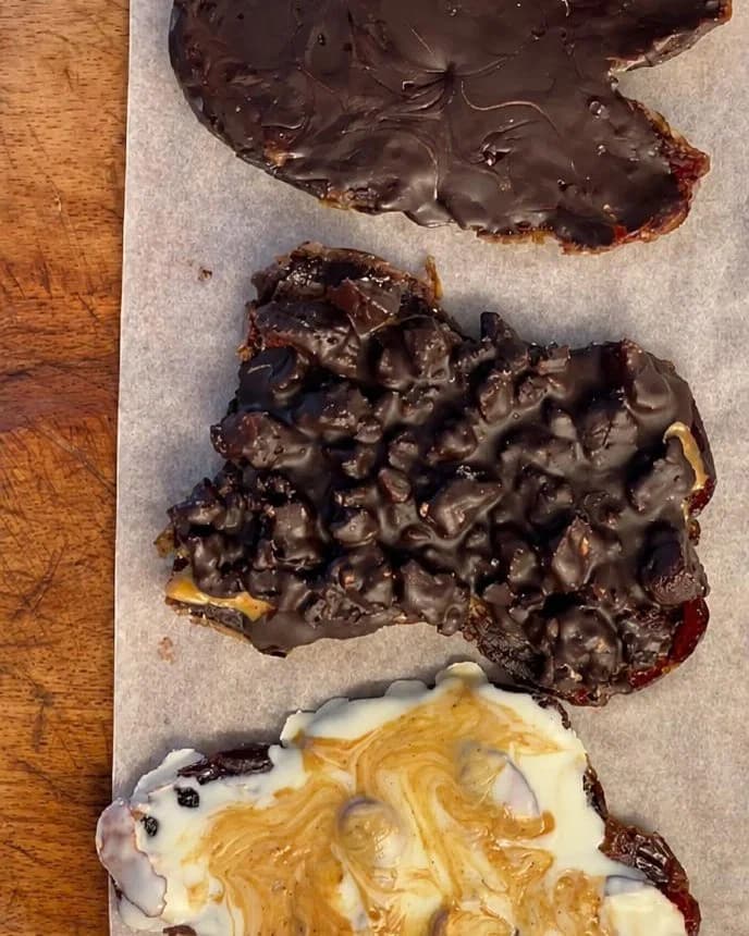 Mini Date Barks Three Ways recipe