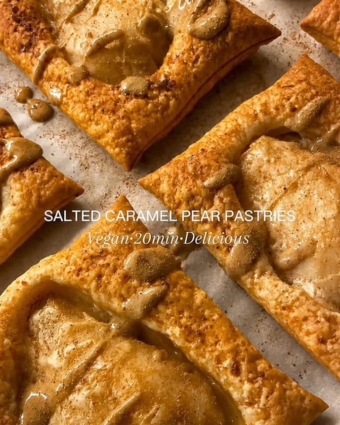 Salted Caramel Pear Tarts recipe