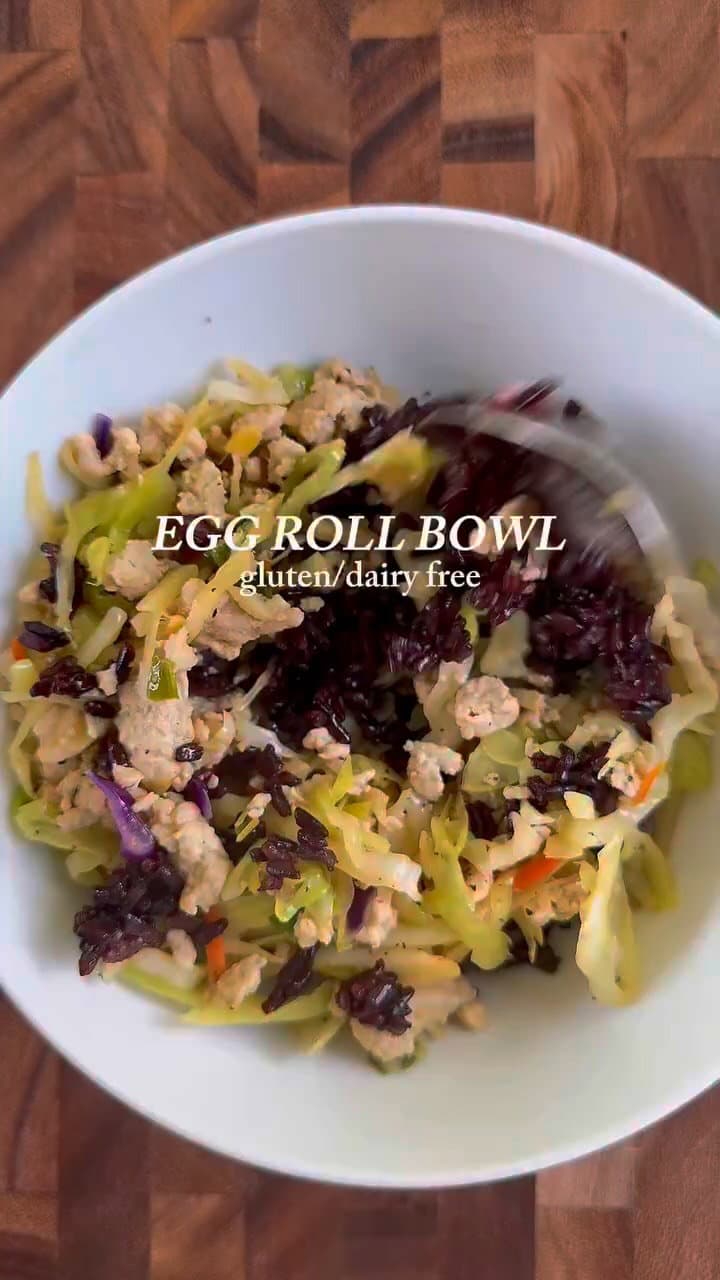 GF/DF Easy Egg Roll Bowl recipe