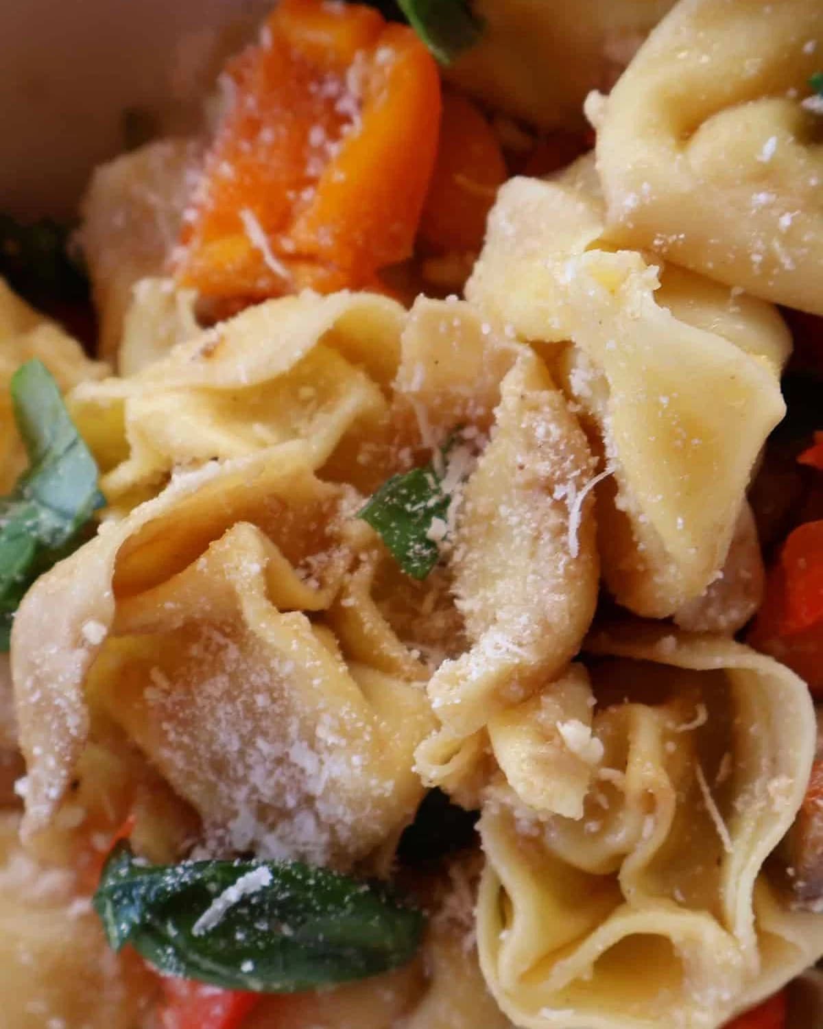 Roasted Vegetable Tortellini Salad recipe
