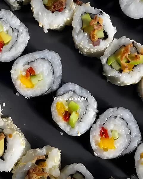 Simple Homemade Vegan Sushi recipe