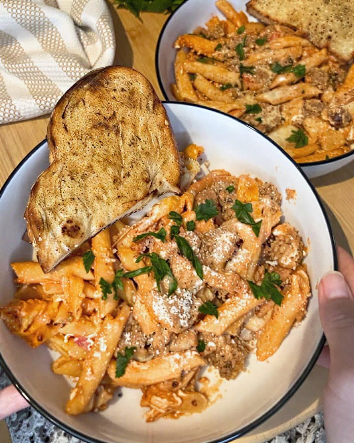 Baked Penne with Italian Sausage recipe