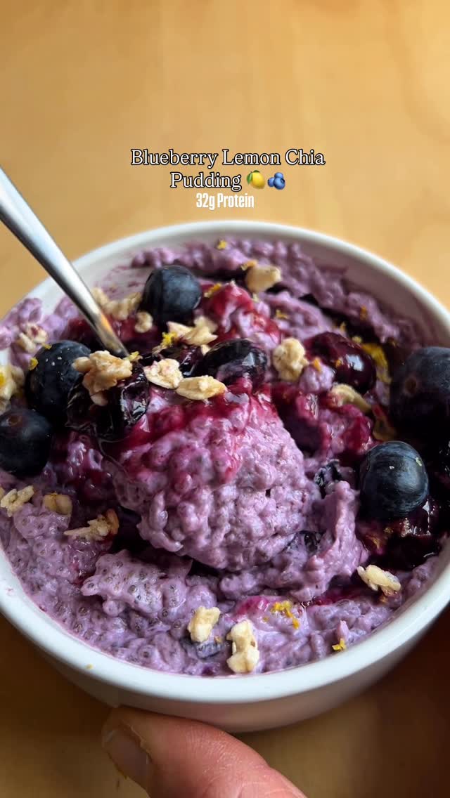 Lemon Blueberry Chia Pudding recipe