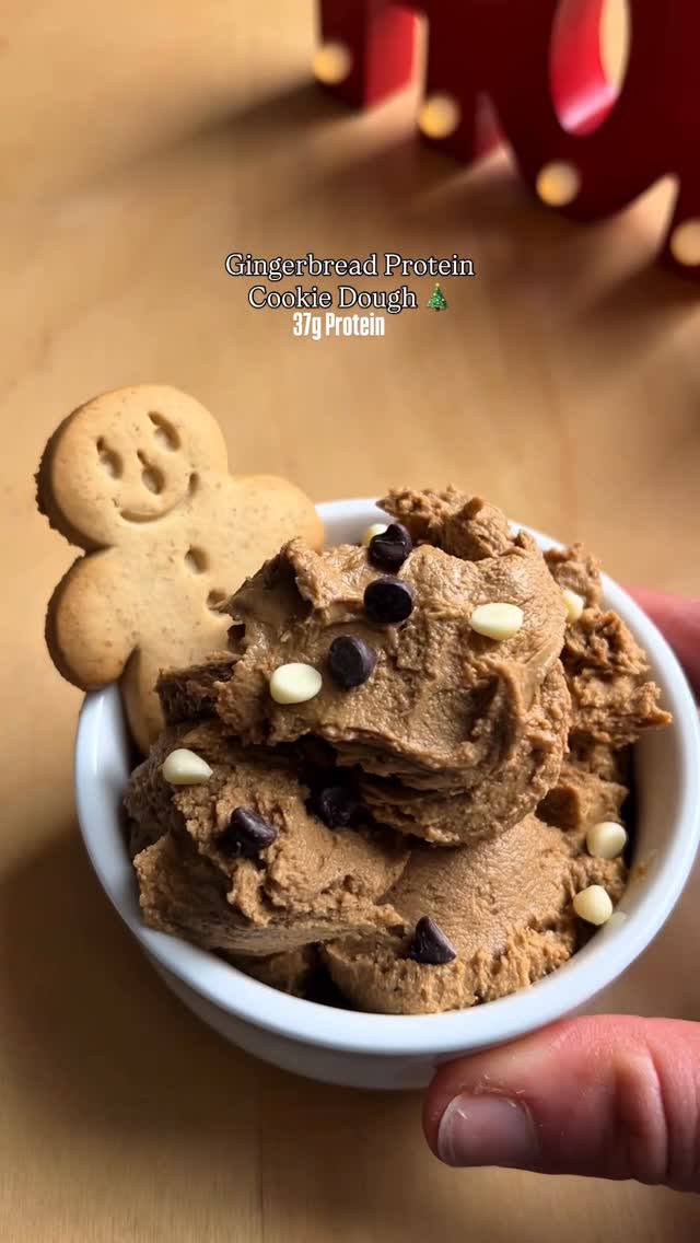 High-Protein Gingerbread Cookie Dough recipe