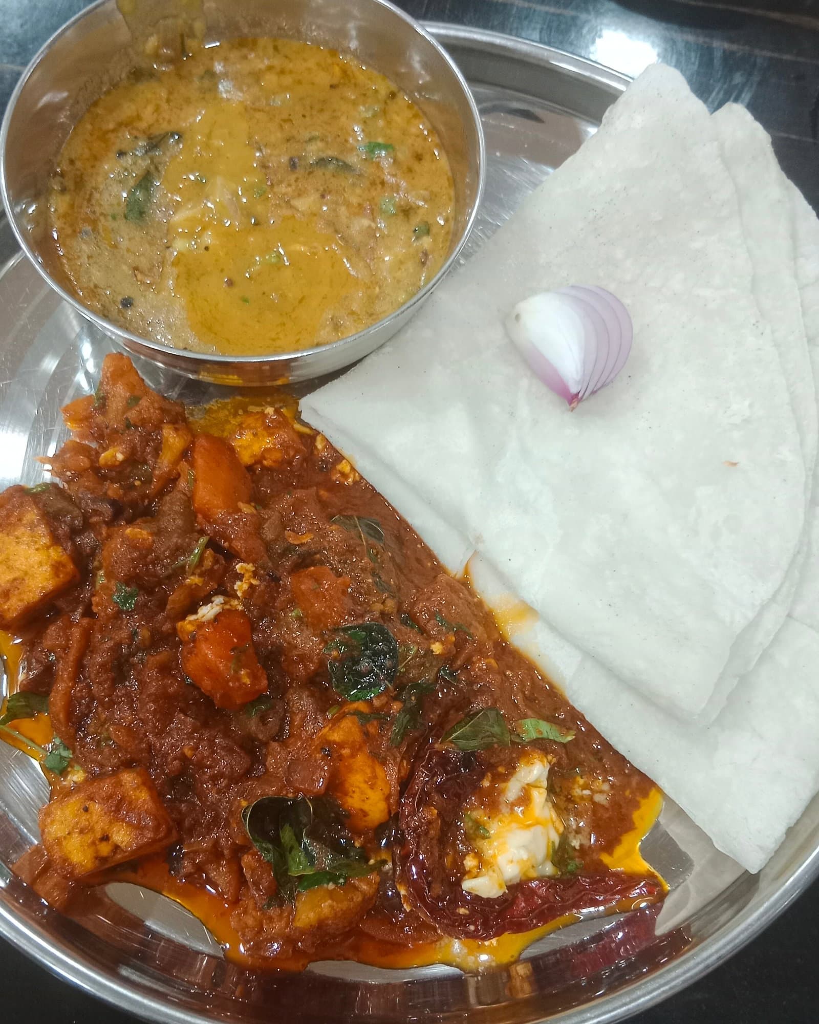 Instant Paneer Kolhapuri recipe