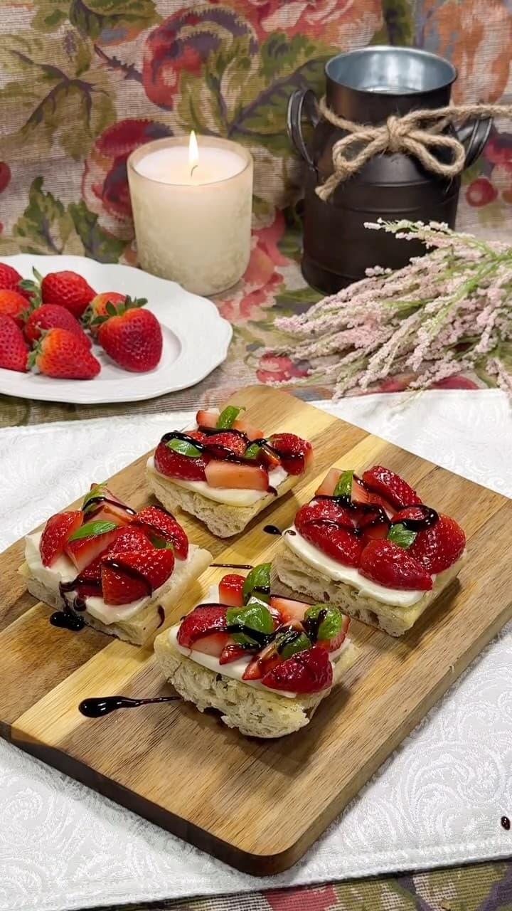 Strawberry Bruschetta recipe