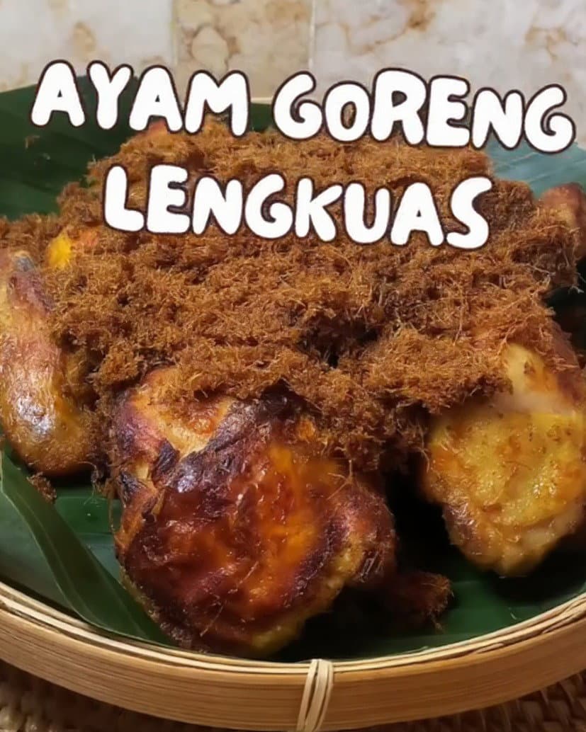 Ayam Goreng Lengkuas (Fried Chicken with Galangal) recipe