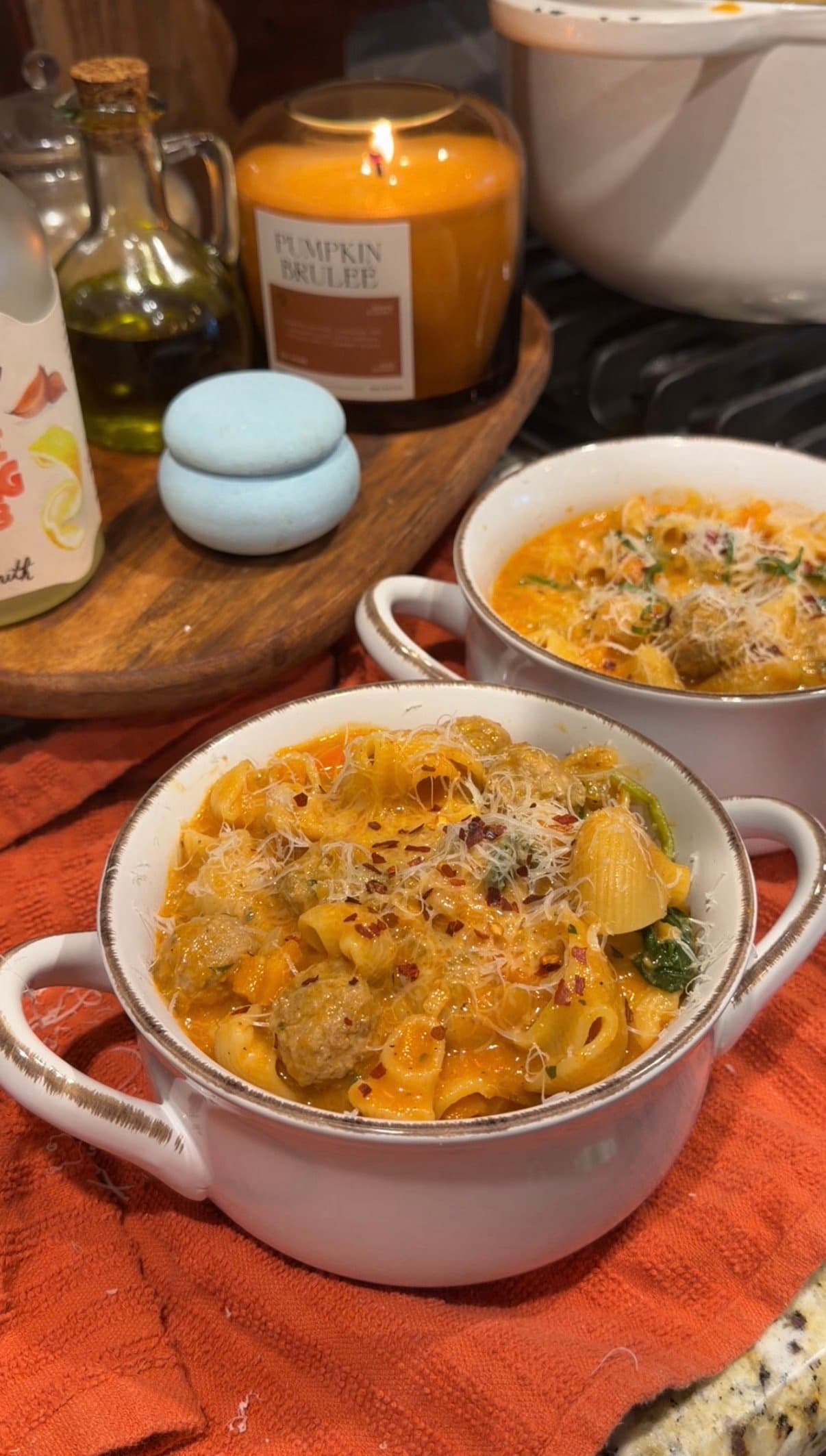 Easy 30 Minute Italian Meatball Soup recipe