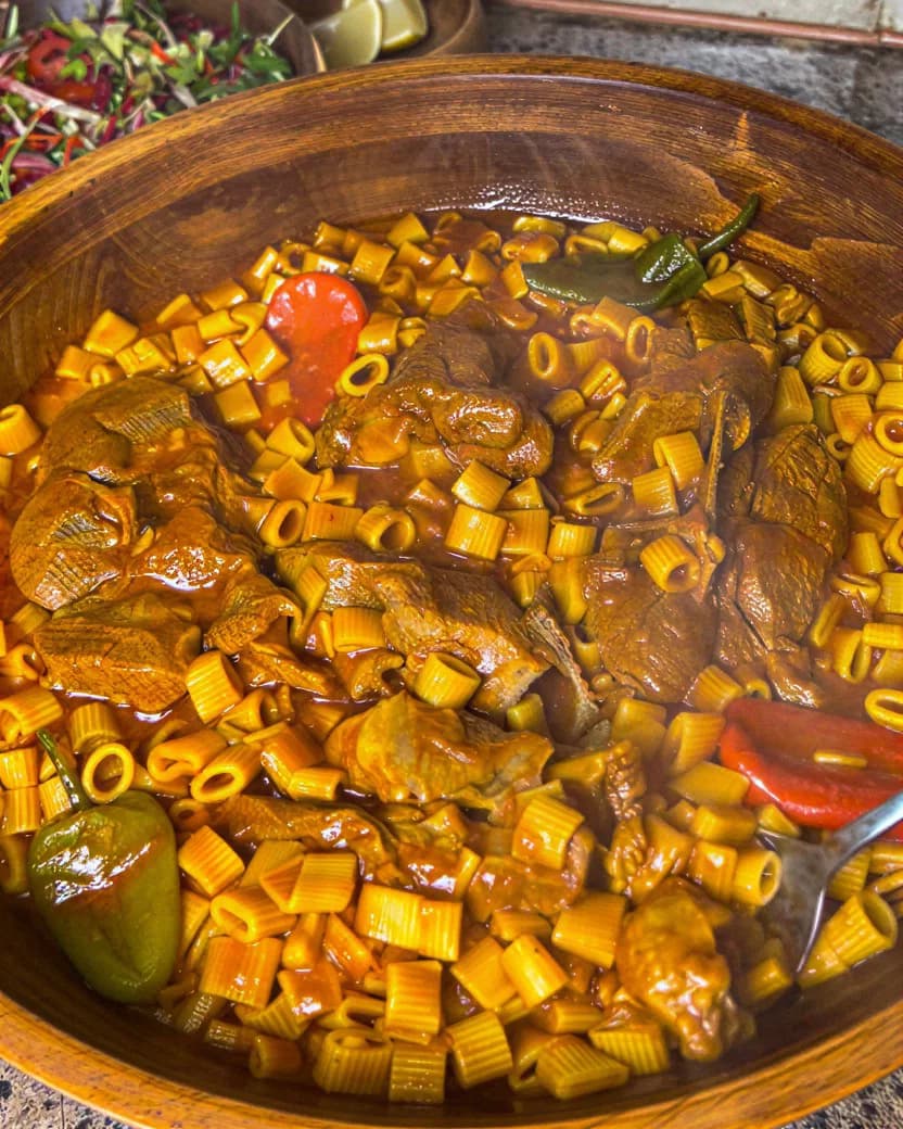 Libyan Pasta (Makarona Mbakbaka) recipe