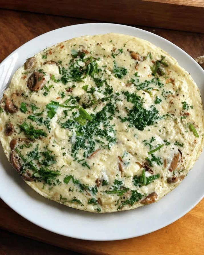 Mushroom and Spinach Frittata recipe