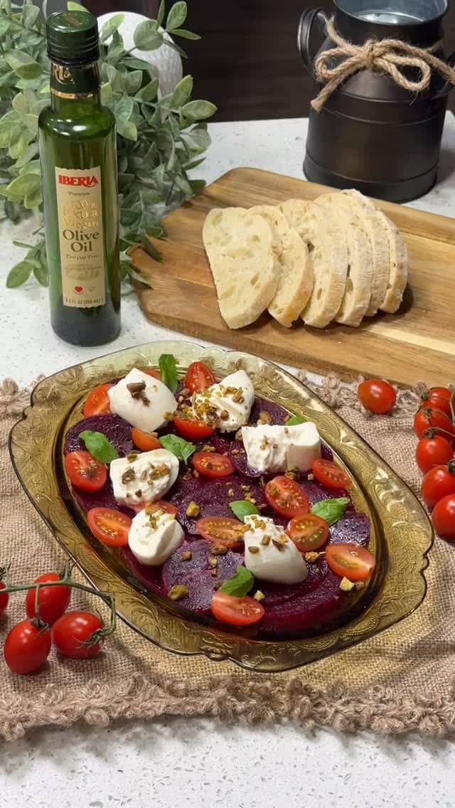 Marinated Beets with Burrata Salad recipe