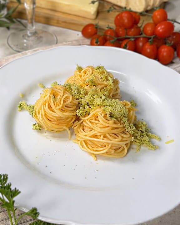 Tomato Burrata Pasta recipe