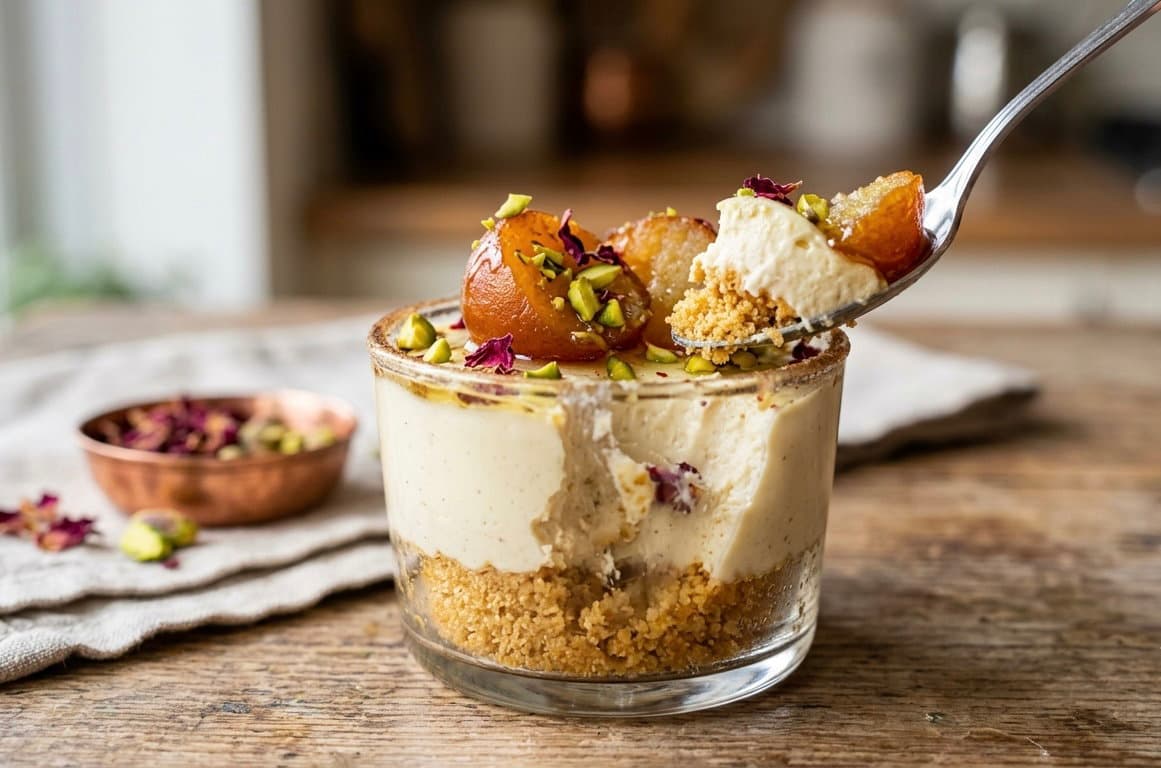 Gulab Jamun Cheesecake Cups recipe