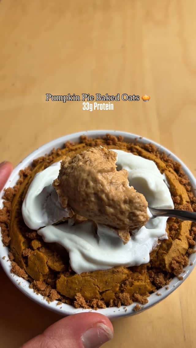 Pumpkin Pie Baked Oats recipe