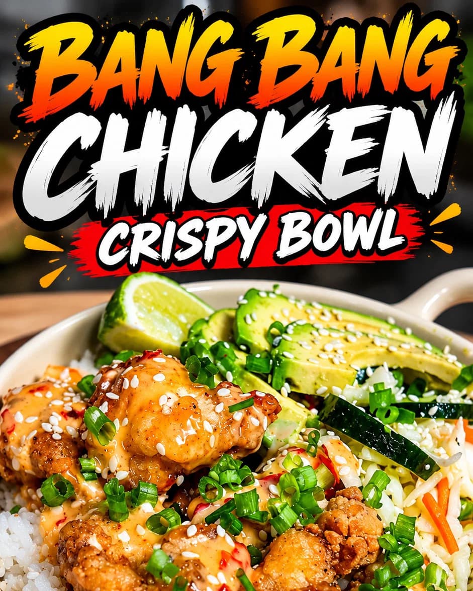 Crispy Bang Bang Chicken Bowls recipe