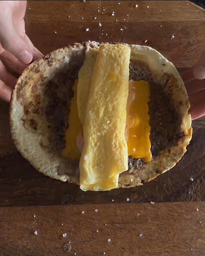 High Protein Breakfast Wrap recipe