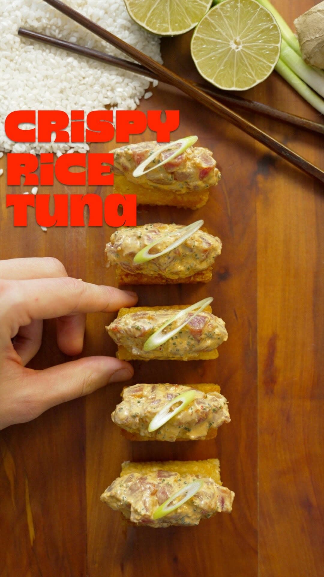 Crispy Rice Tuna recipe