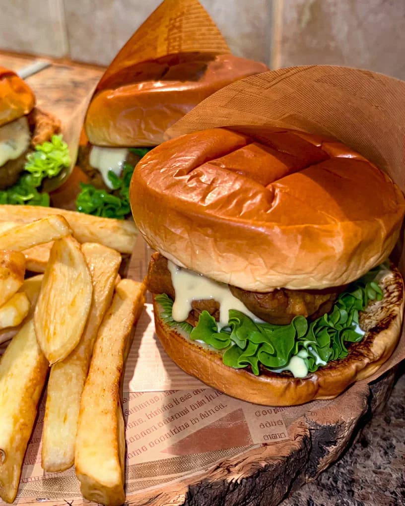 Fried Chicken Burger recipe