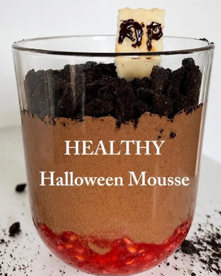 Vegan Chocolate Raspberry Mousse Cups with Cookie Crumble recipe