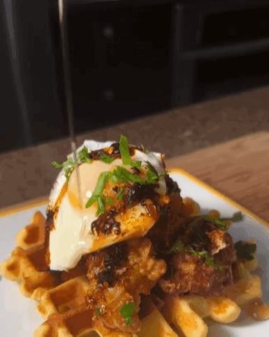 Fried Chicken and Cornbread Waffles recipe