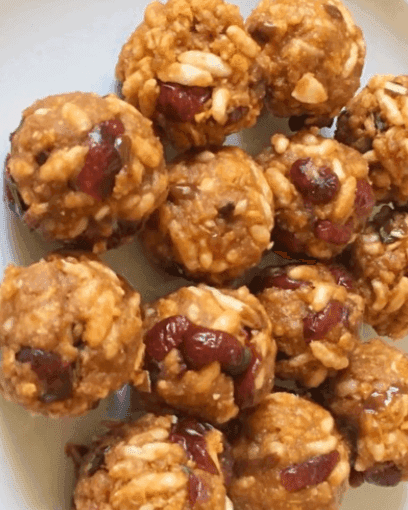 Corn Flakes and Puffed Rice Laddu recipe