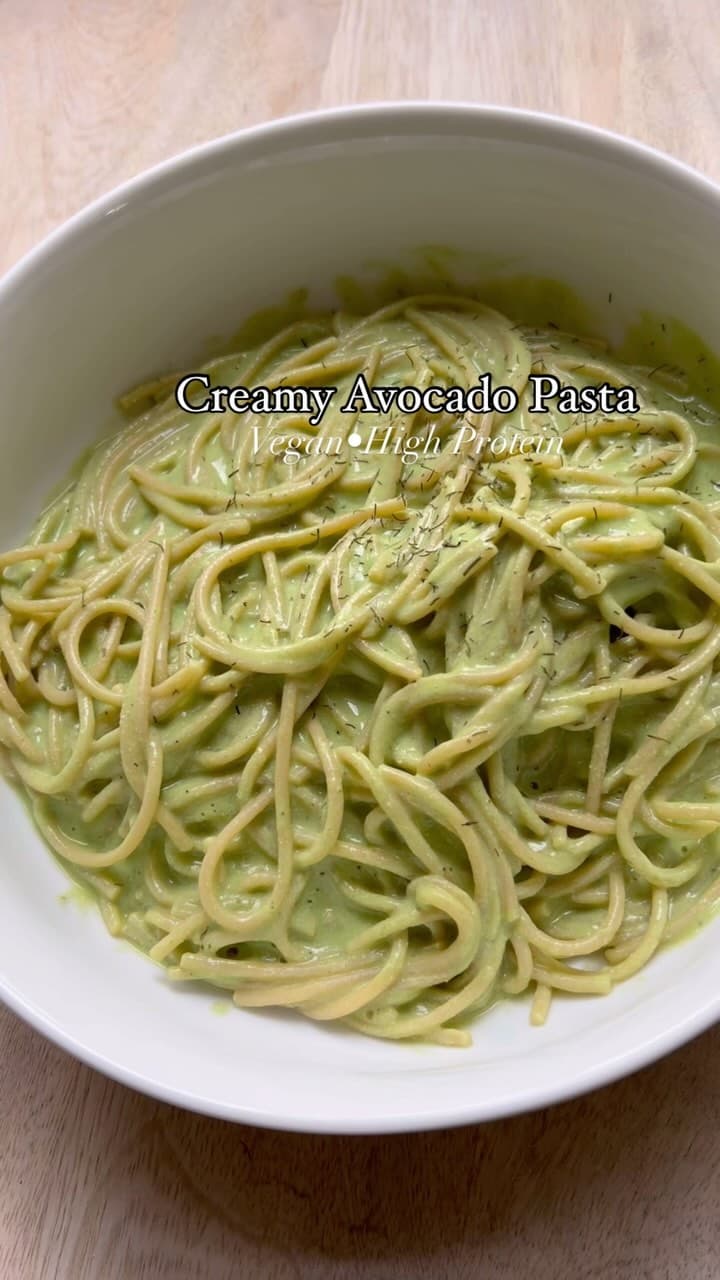 Creamy Avocado and Tofu Pasta Sauce recipe