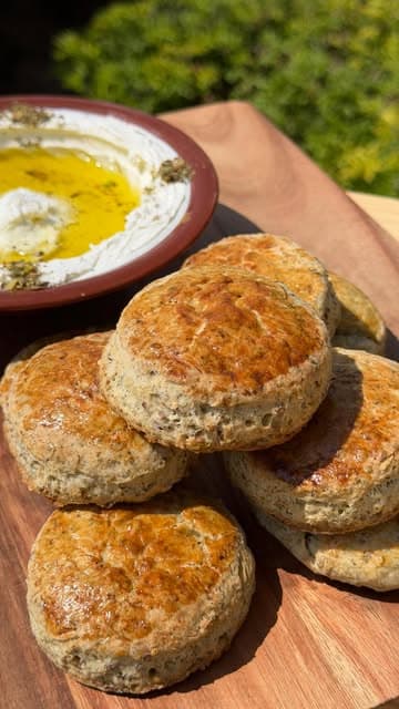 Zaatar Scones with South Lebanese Zaatar Mix recipe