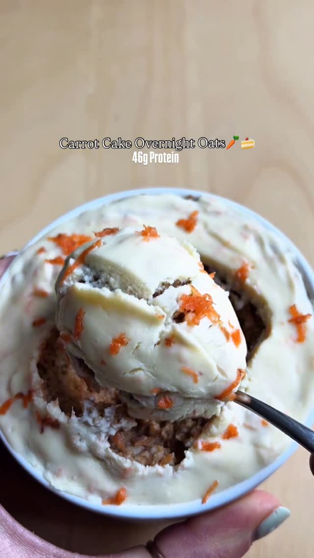 Carrot Cake Overnight Oats recipe