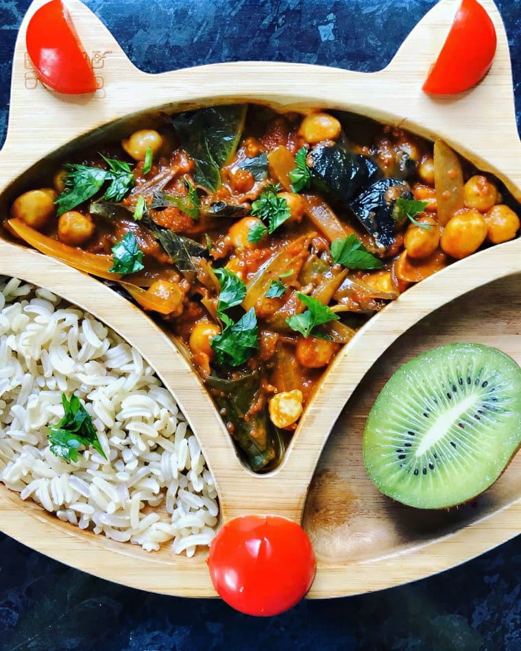 Chickpea & Spinach Curry recipe