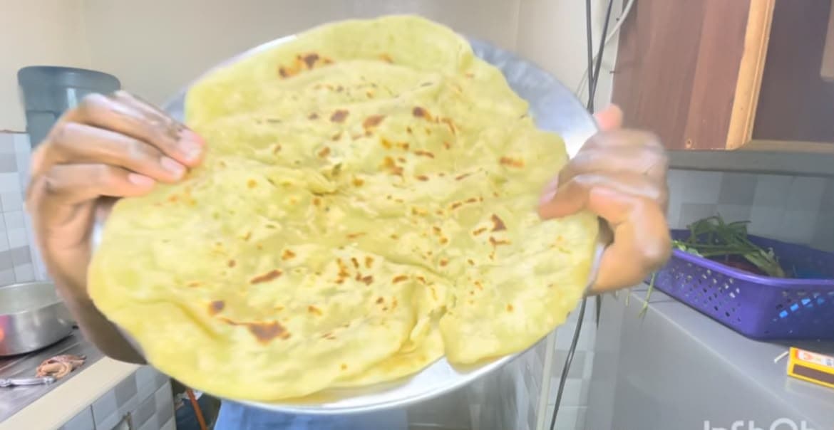 Mauritius Farata (Soft Mauritian Flatbread) recipe