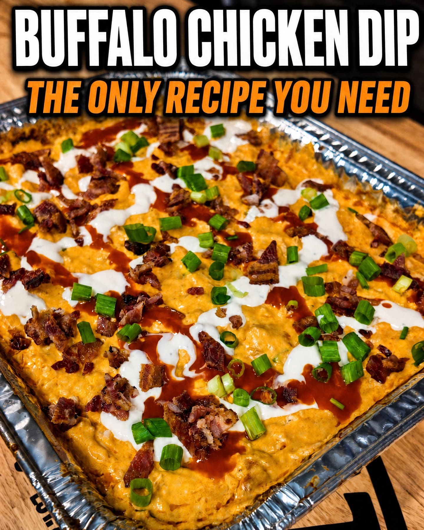 Smoked Buffalo Chicken Dip recipe