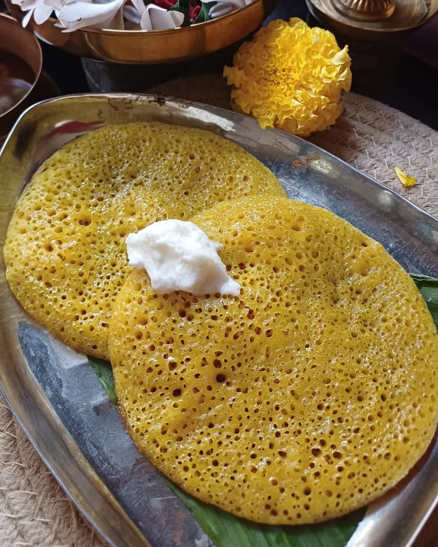 Traditional Konkani Surnoli for Ganesh Chaturthi recipe