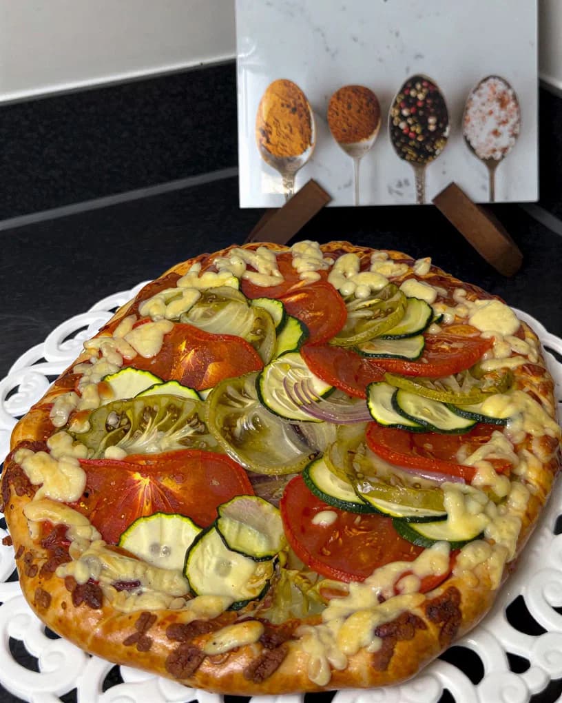 Courgette and Tomato Galette recipe