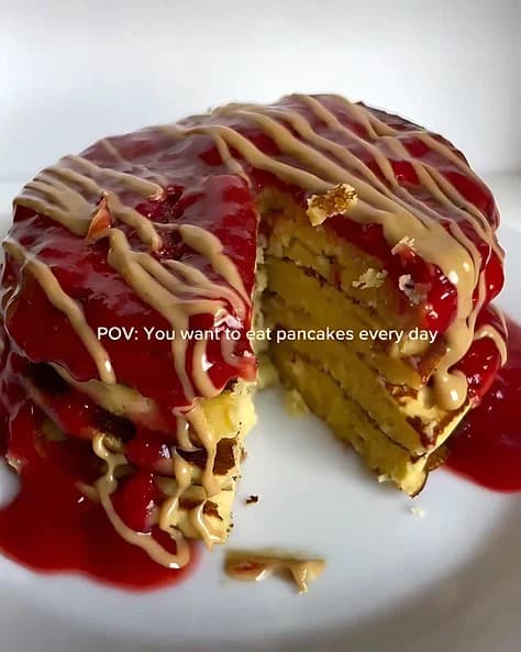 Fluffy Chickpea Flour Protein Pancakes recipe