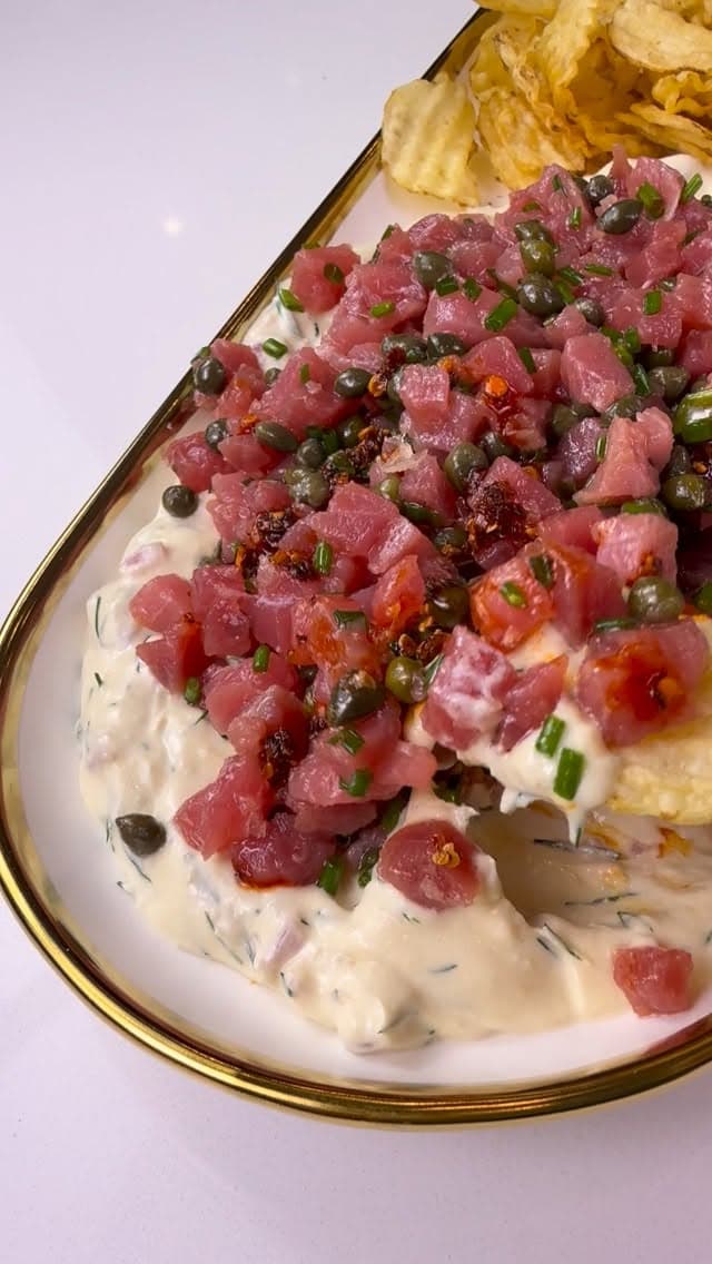 Crunchy Miso Tuna Dip That Steals the Party recipe